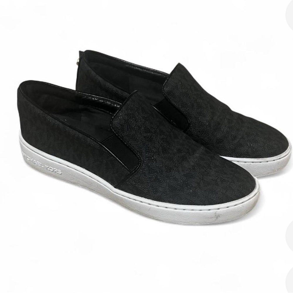 Michael Kors Black Slip-On Sneakers - Picture 3 of 3
